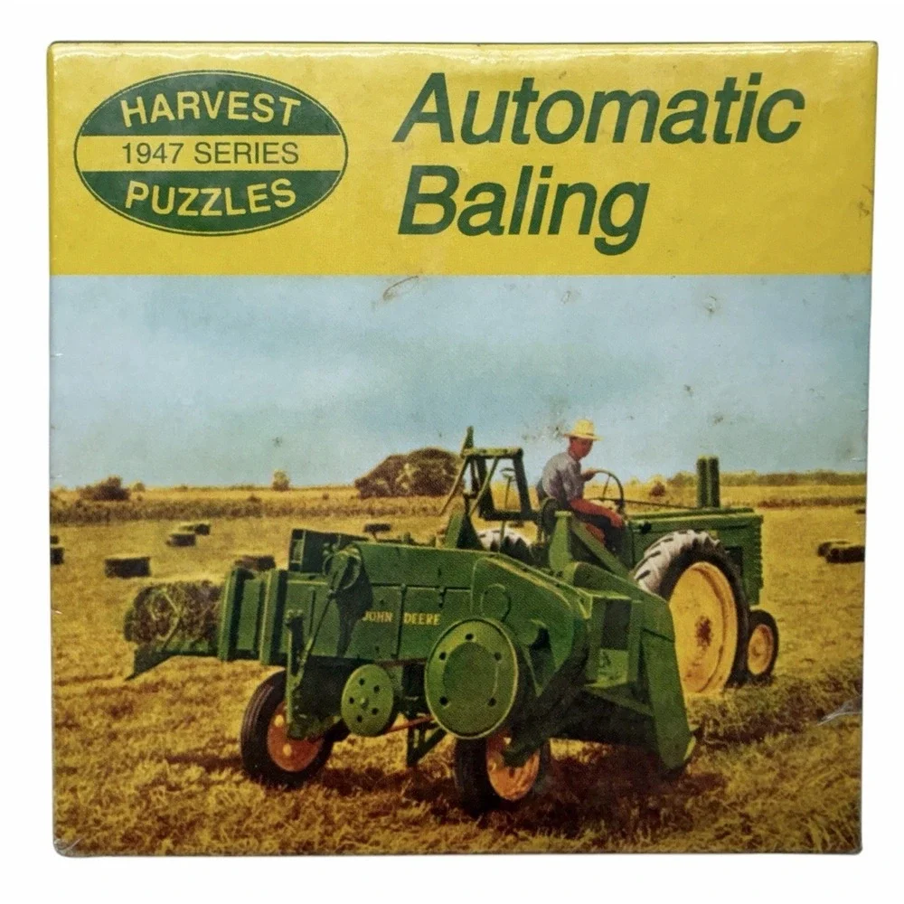 John Deere Vintage Jigsaw Puzzle Lot 3 Putt-Putt Automatic Baling Industrial